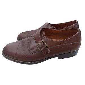 Mario Calugi Brown Italy Leather Loafers| Monk Strap